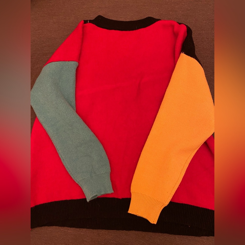 Colour Block Mickey Mouse Sweater - Picture 2 of 2